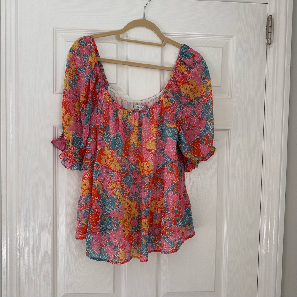 Joy Joy Tiered Top - L